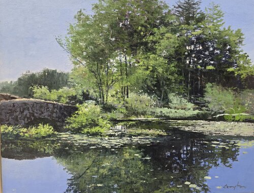 The Stone Bridge by Michael Compton, Painting for Sale on Select