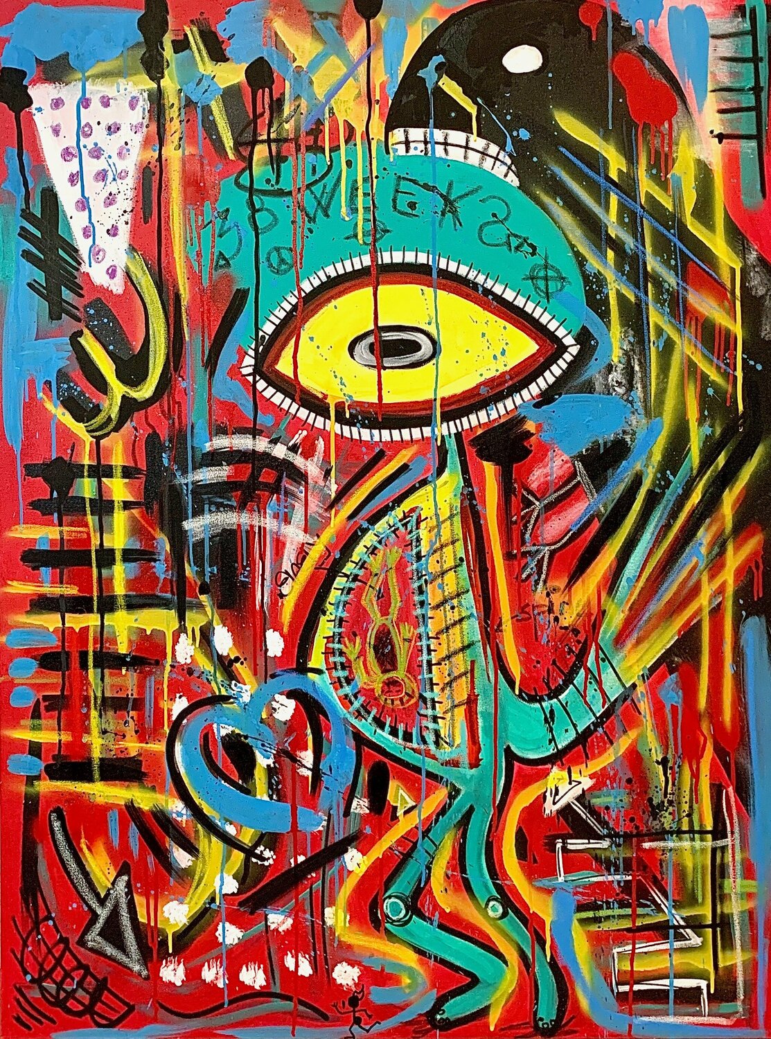 MOMA Virginia Valère Original painting for sale