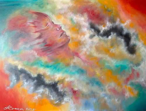 Et Dieu… créa la femme, oil on canvas 36x48 inch, 92,5x122,5 cm, SKU 3088 von Romeo Dobrota, Malerei kaufen auf Select