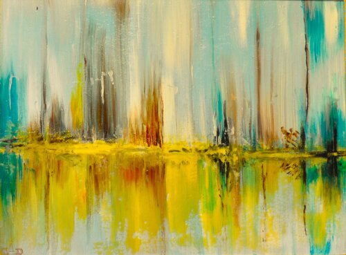 Super Canadian Winter 1, oil on canvas, 18x24 inch, 46x61 cm, with solid wood frame, SKU 3009 by Romeo Dobrota, Painting for Sale on Select