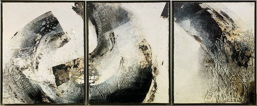 Rolling Stone (Triptychon) by Carole Kohler, Painting for Sale on Select