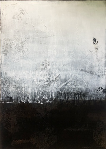 Black Ice 2 by Carole Kohler, Painting for Sale on Select
