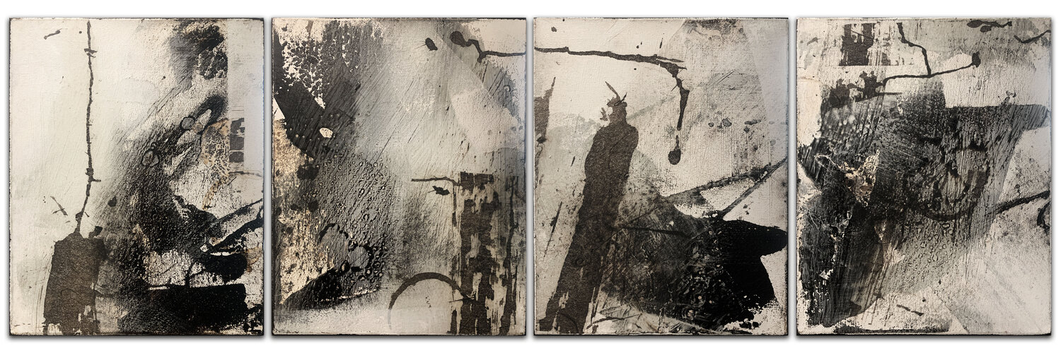 Sketchbook - Tetraptychon Carole Kohler Original painting for sale