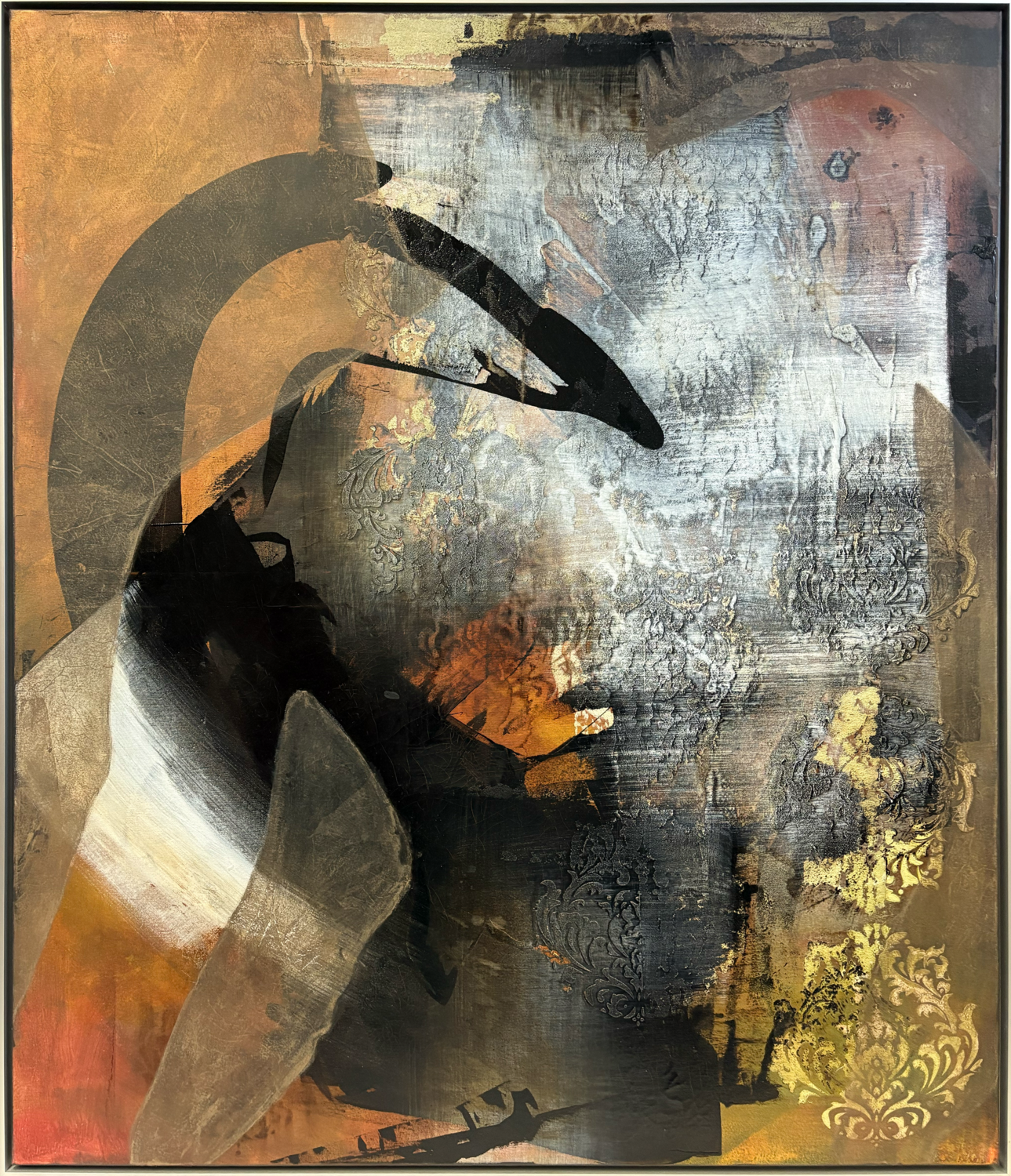 Peek-a-dance 3 Carole Kohler Original painting for sale