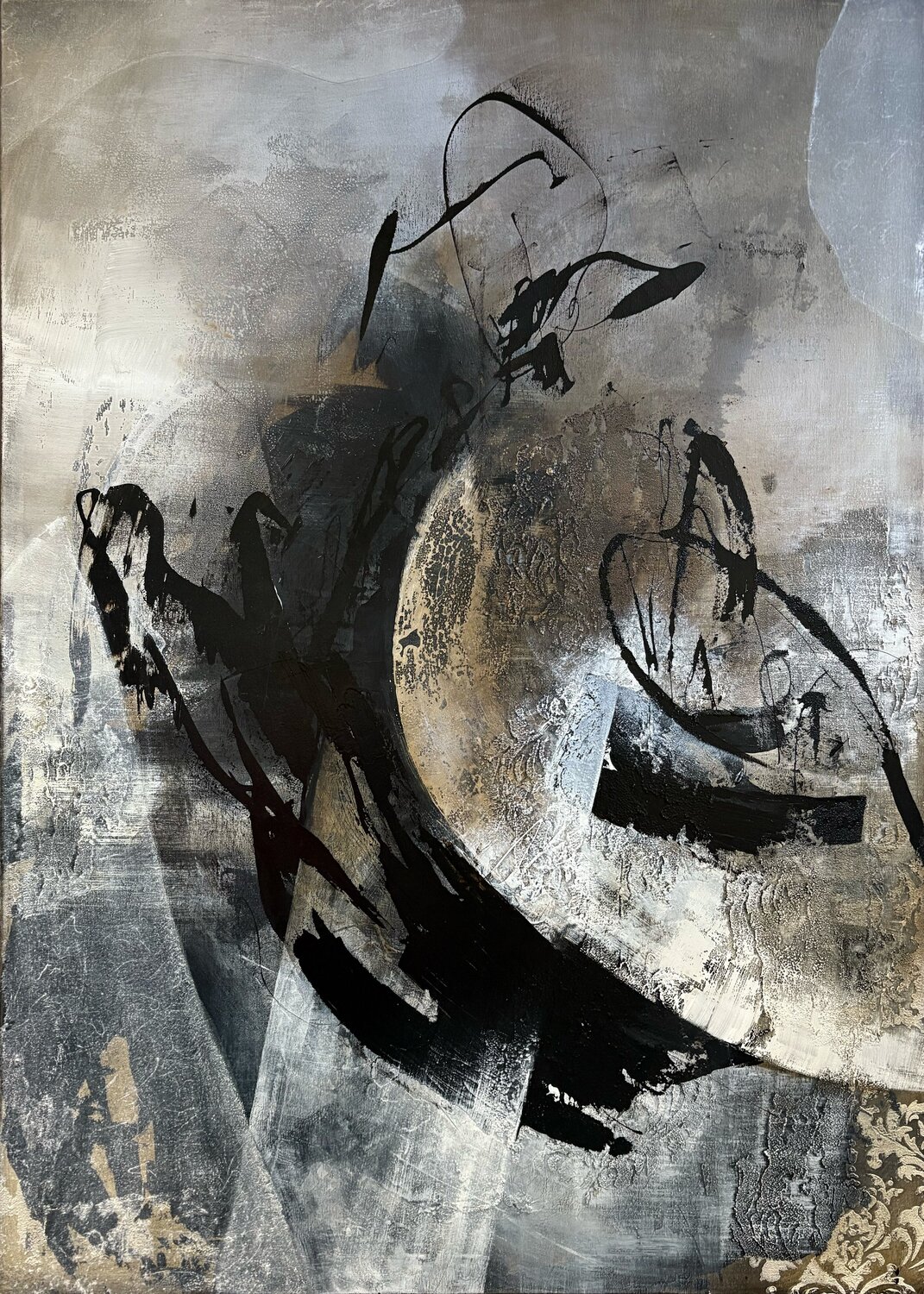 Peek-a-dance 8 Carole Kohler Original painting for sale