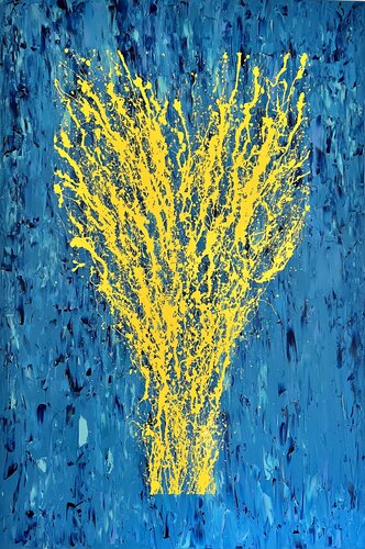 Visione di pace, 2022 by Gregorio Codagnone, Painting for Sale on Select