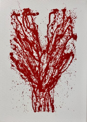 Corallo, rosso semaforo by Gregorio Codagnone, Painting for Sale on Select
