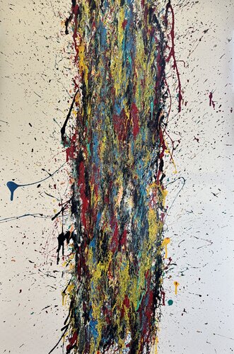 Evoluzione nel tempo by Gregorio Codagnone, Painting for Sale on Select