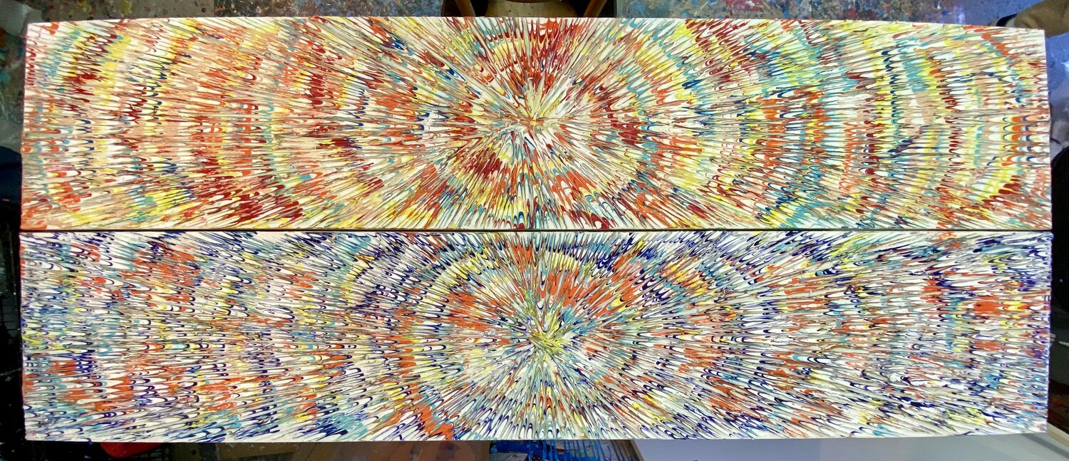 Raggi felici Gregorio Codagnone Original painting for sale