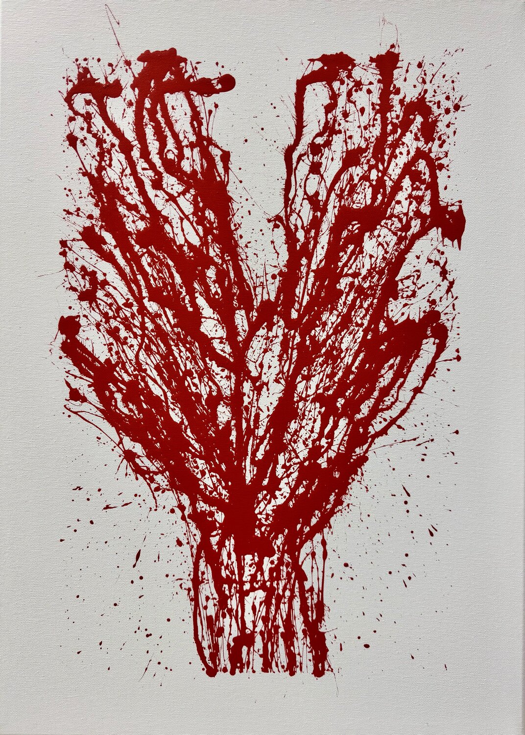 Corallo, rosso semaforo Gregorio Codagnone Original painting for sale