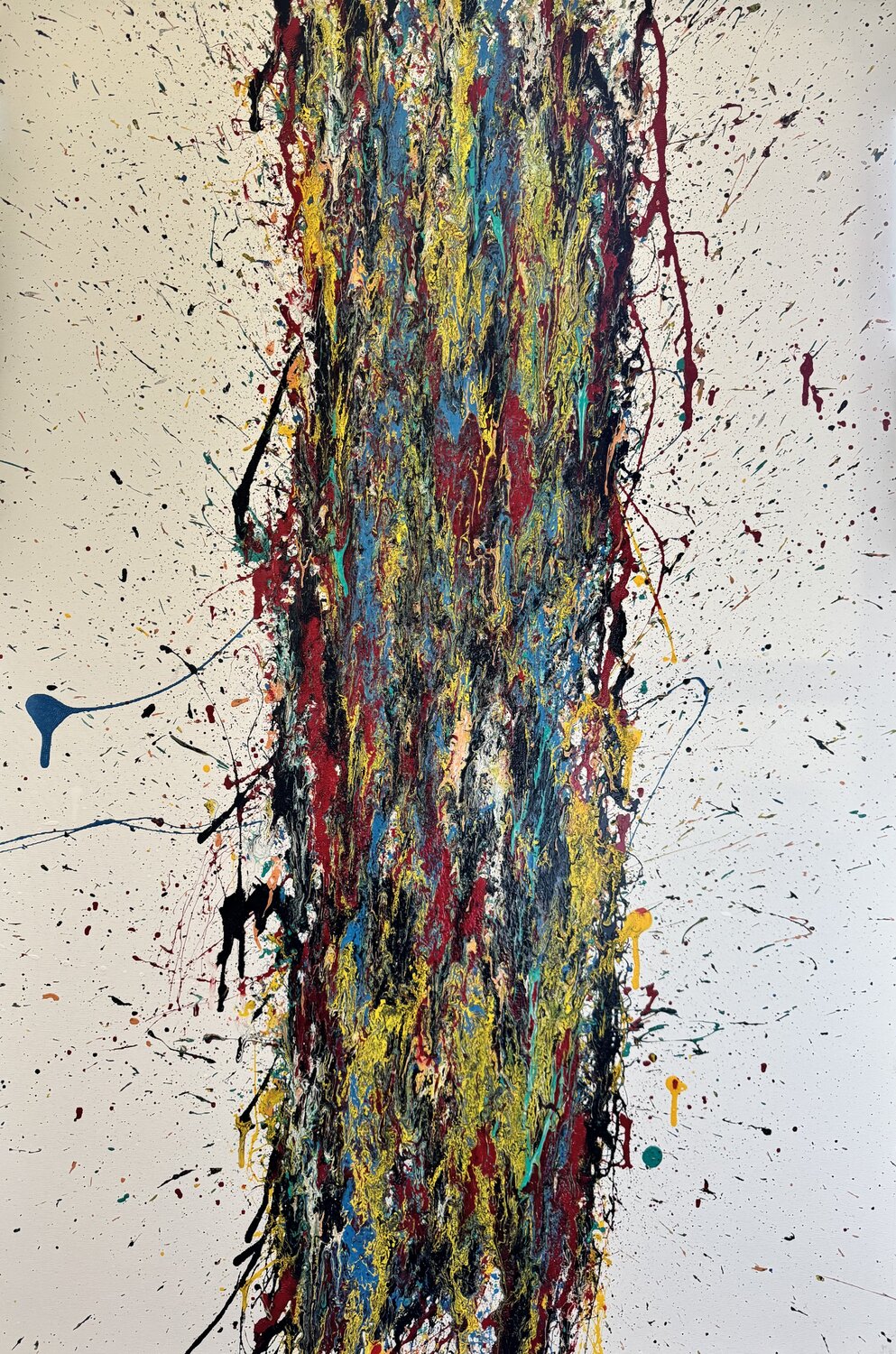 Evoluzione nel tempo Gregorio Codagnone Original painting for sale