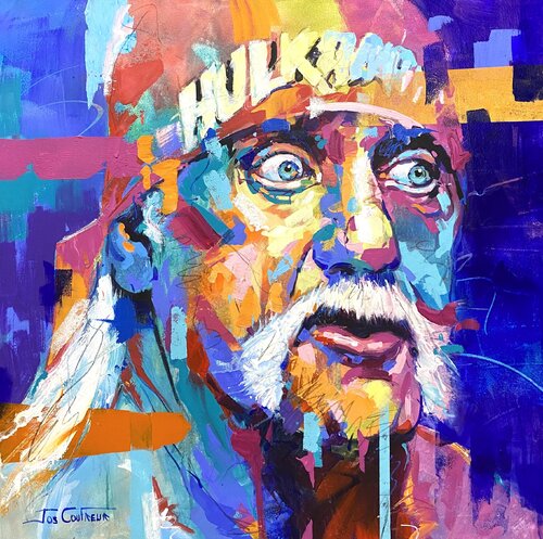 Hulk Hogan 2 von Jos Coufreur, Malerei kaufen auf Select
