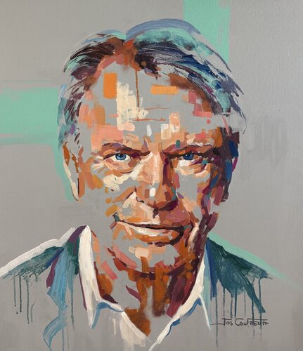 Sir Sam Neill von Jos Coufreur, Malerei kaufen auf Select