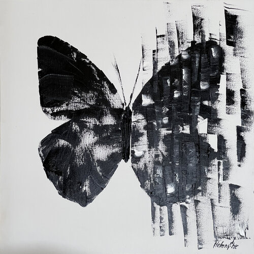 BUTTERFLY MATRIX YANG by Helen She, Painting for Sale on Select