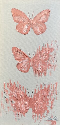 BUTTERFLY MATRIX TRANSFORMATION von Helen She, Malerei kaufen auf Select