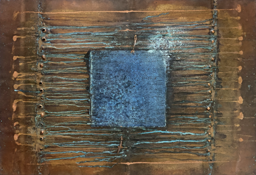 Verdigris in Flight by Malcolm Koch, Painting for Sale on Select