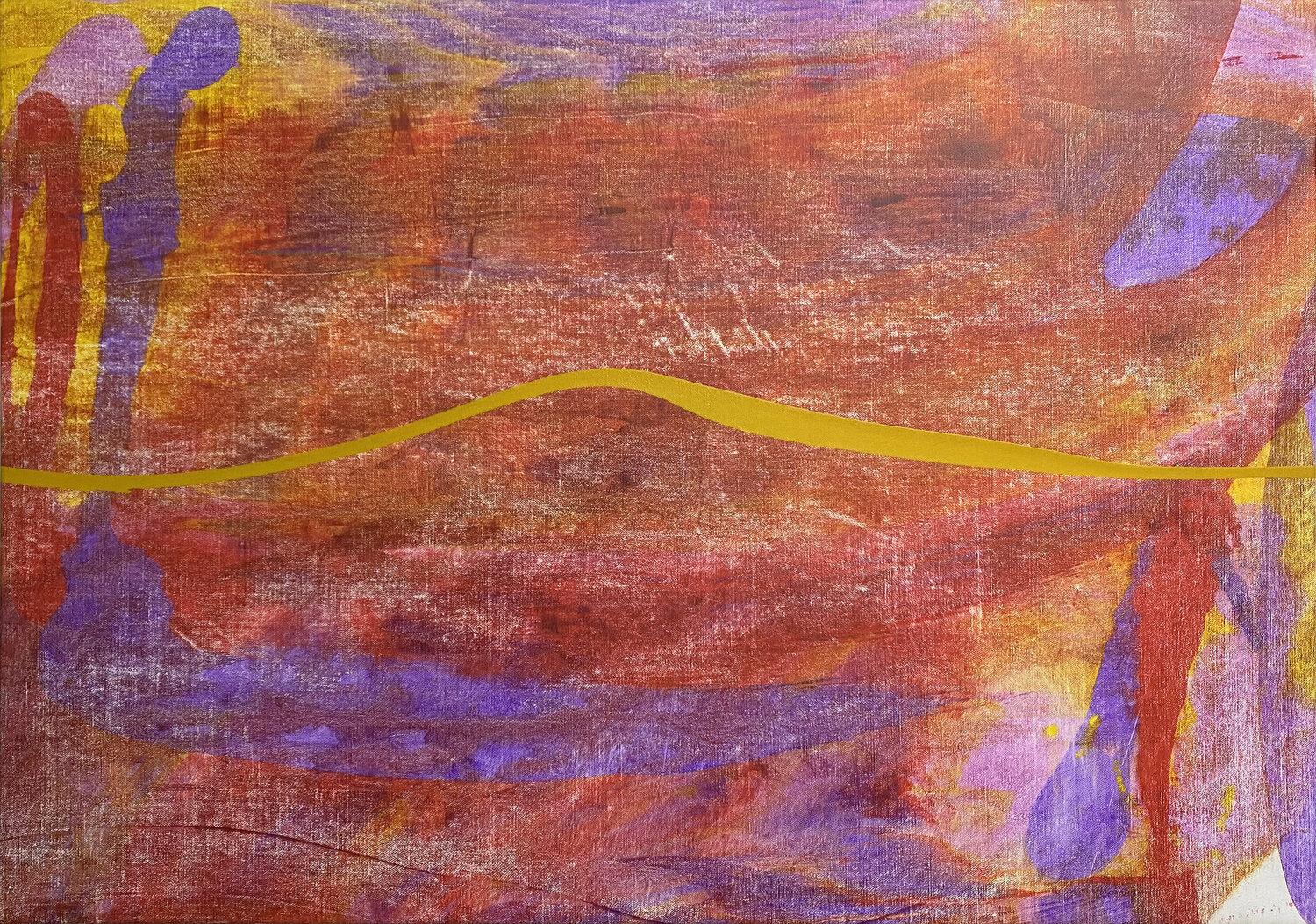 Exploration Line Malcolm Koch Original painting for sale