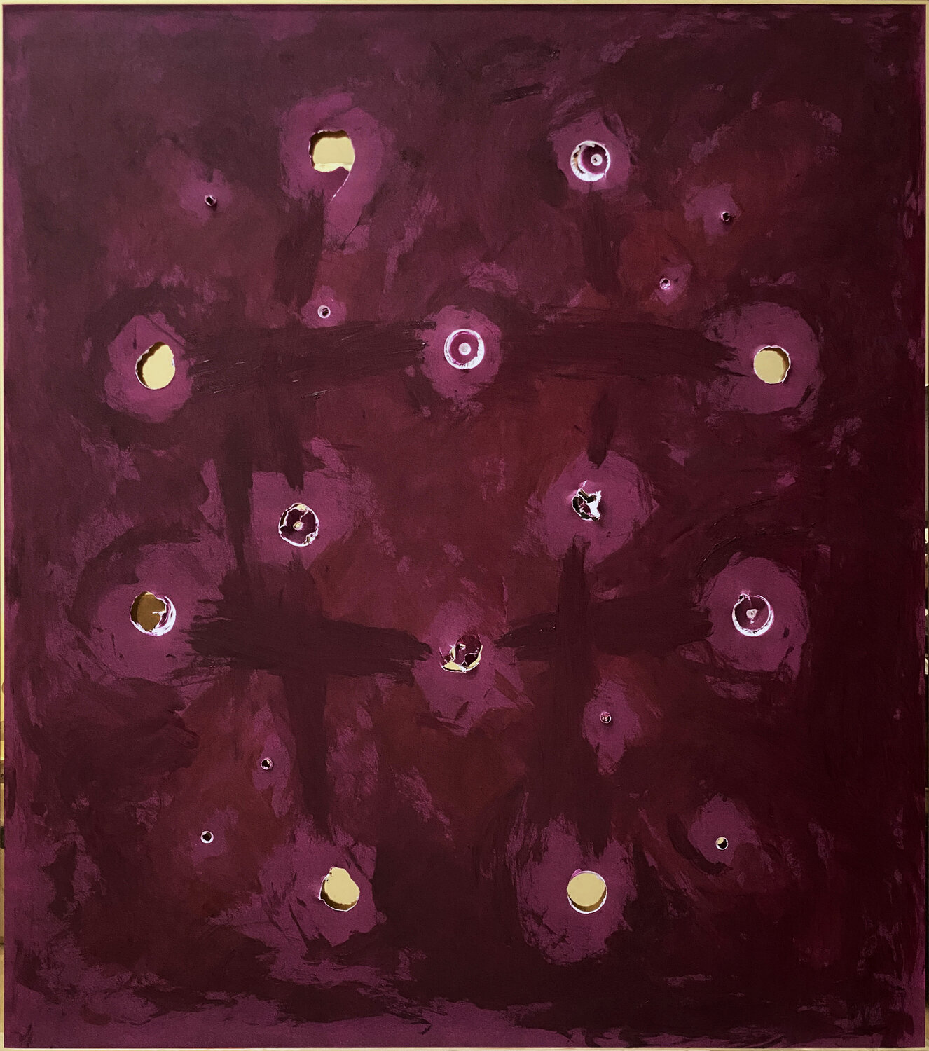 Helium Mask Malcolm Koch Original painting for sale