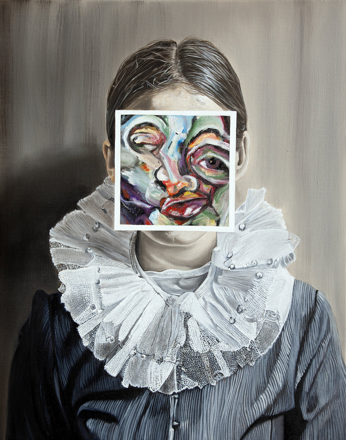 Mask No. 19 Gregory Malphurs Original painting for sale
