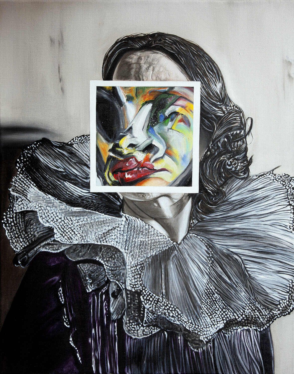 Mask No. 21 Gregory Malphurs Original painting for sale