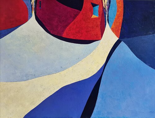 The neighbors of the moon by Tomàs Sunyol, Painting for Sale on Select