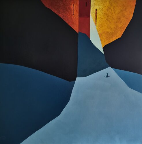 The cat by Tomàs Sunyol, Painting for Sale on Select