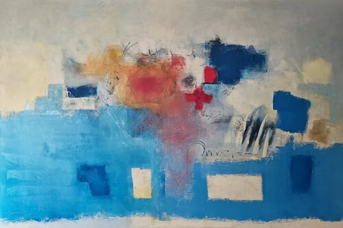 Walking in the univers by Tomàs Sunyol, Painting for Sale on Select
