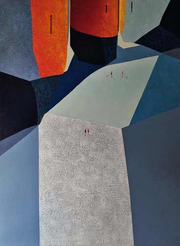 L'eixample by Tomàs Sunyol, Painting for Sale on Select