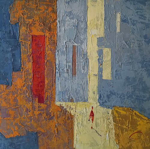 The red Window by Tomàs Sunyol, Painting for Sale on Select