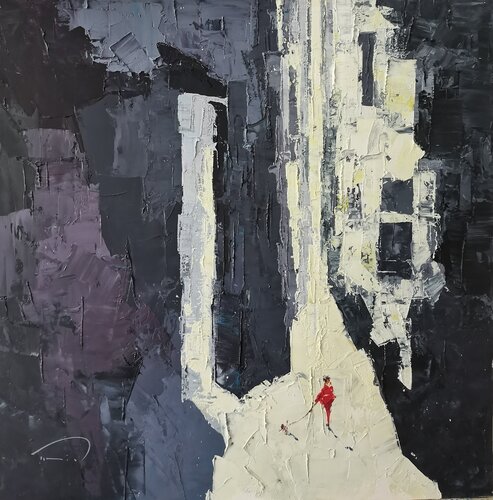 Femme et chien by Tomàs Sunyol, Painting for Sale on Select