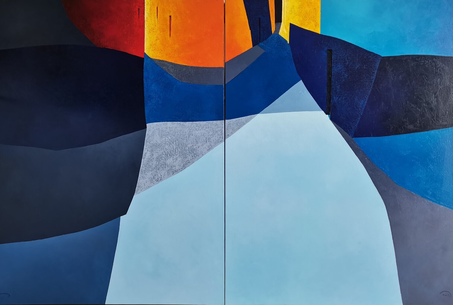 Streets Tomàs Sunyol Original painting for sale