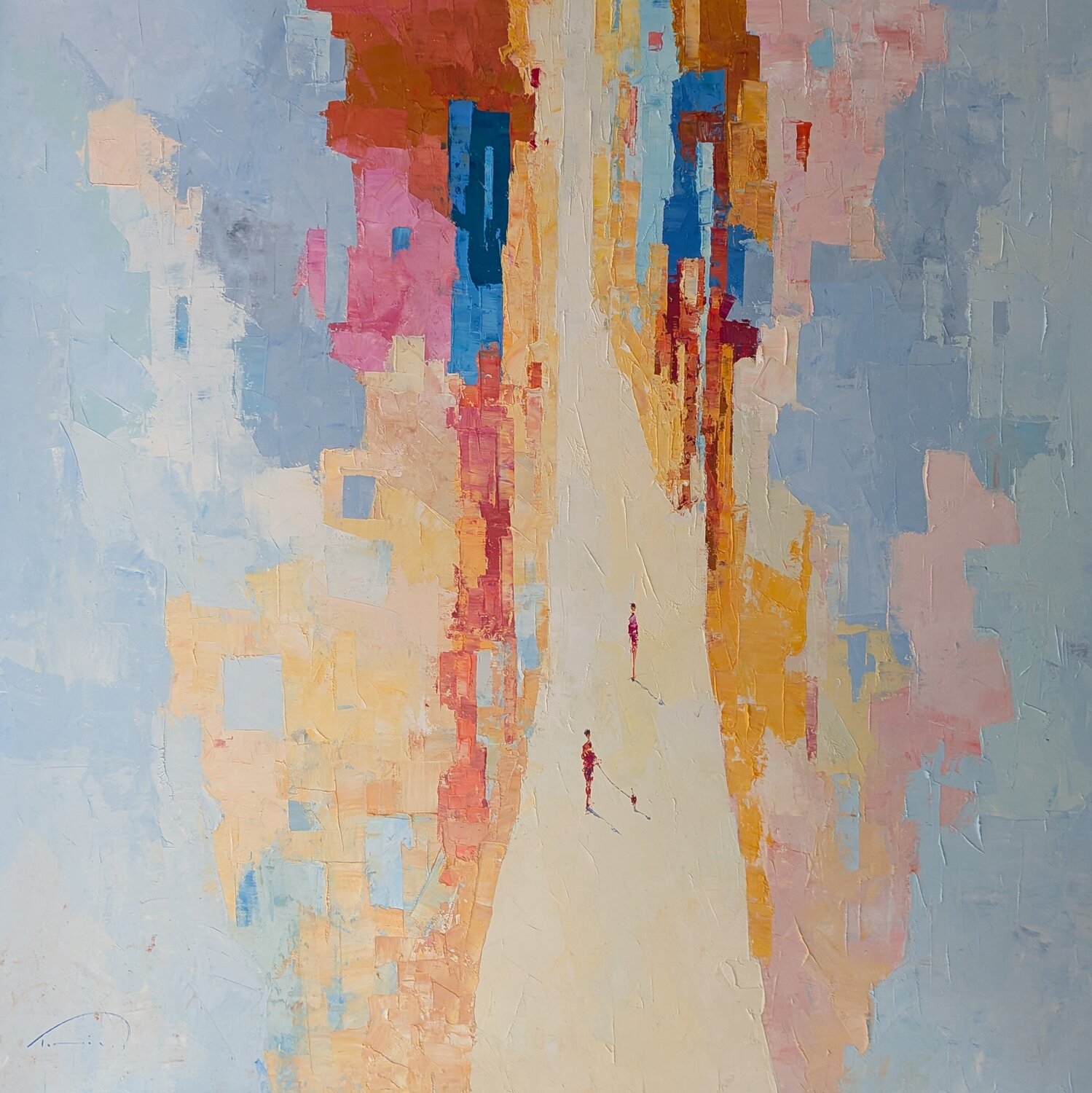 Tu m'attendras ? Tomàs Sunyol Original painting for sale