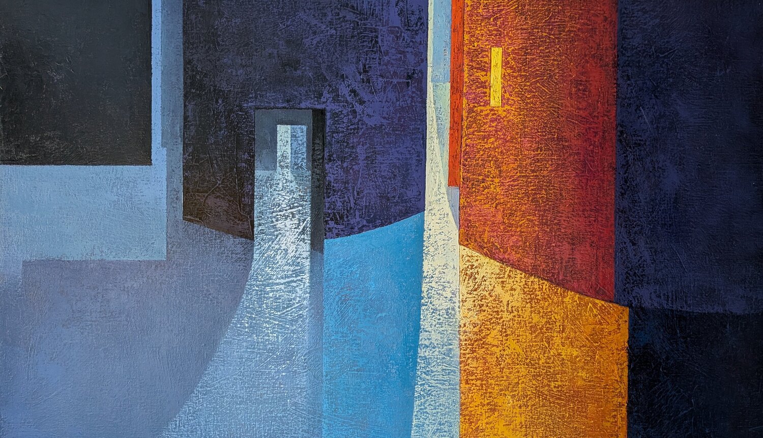 The orange window Tomàs Sunyol Original painting for sale