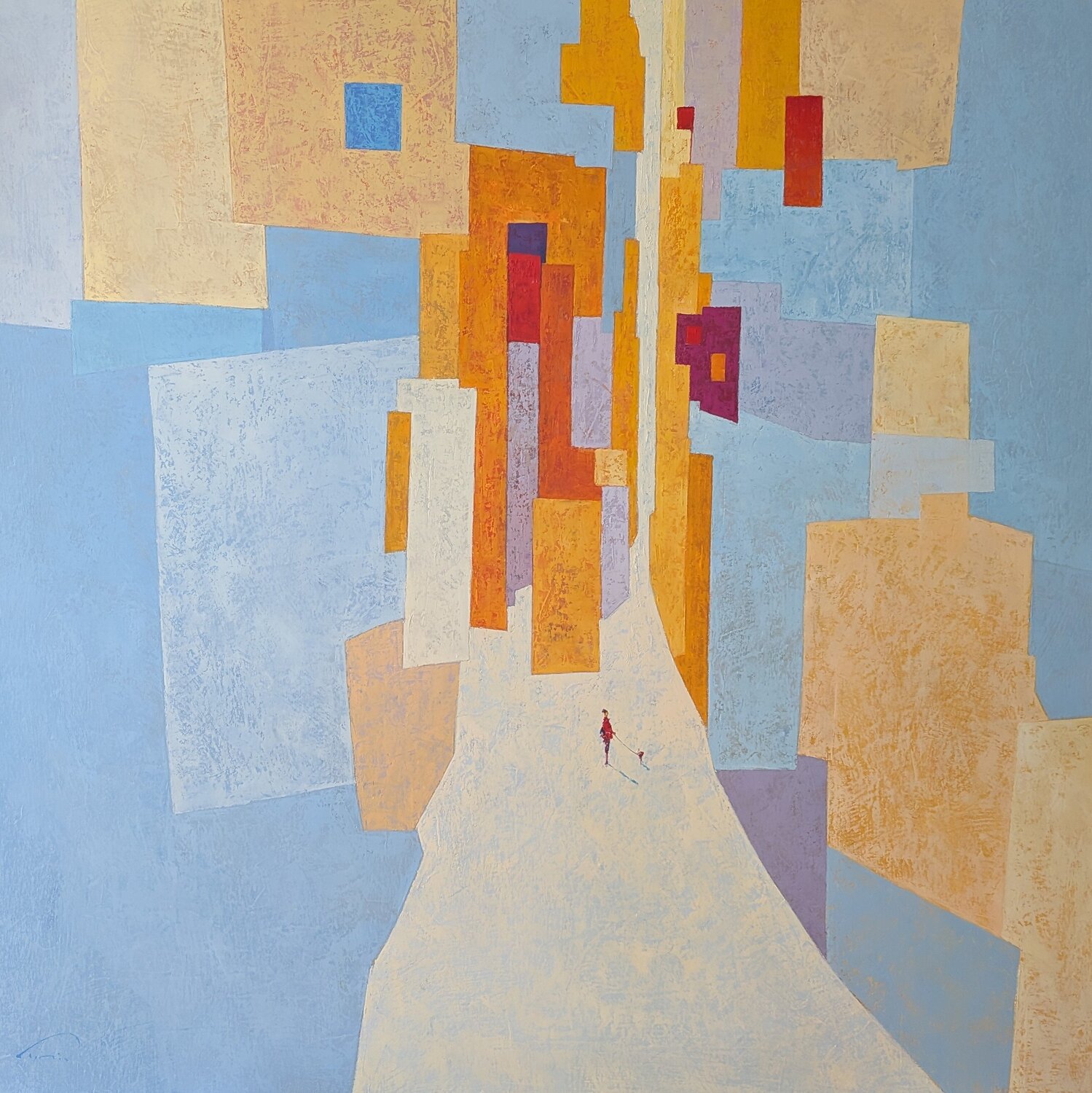 Allez-y doucement Tomàs Sunyol Original painting for sale