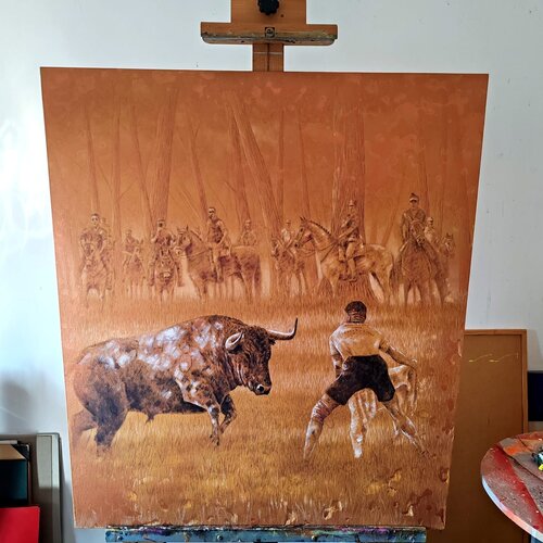 FAROL DE TORDESILLAS by Toro Tribal, Painting for Sale on Select