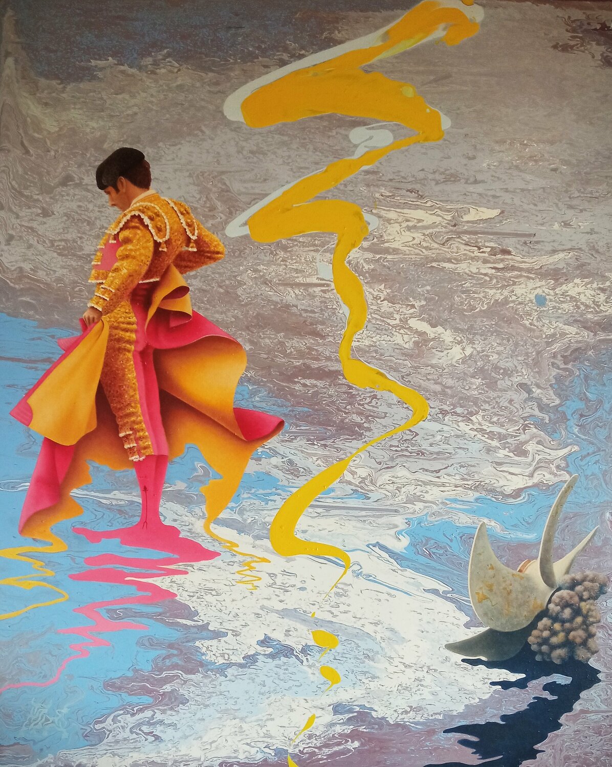 Arte Mediterráneo - José Tomás Toro Tribal Original painting for sale