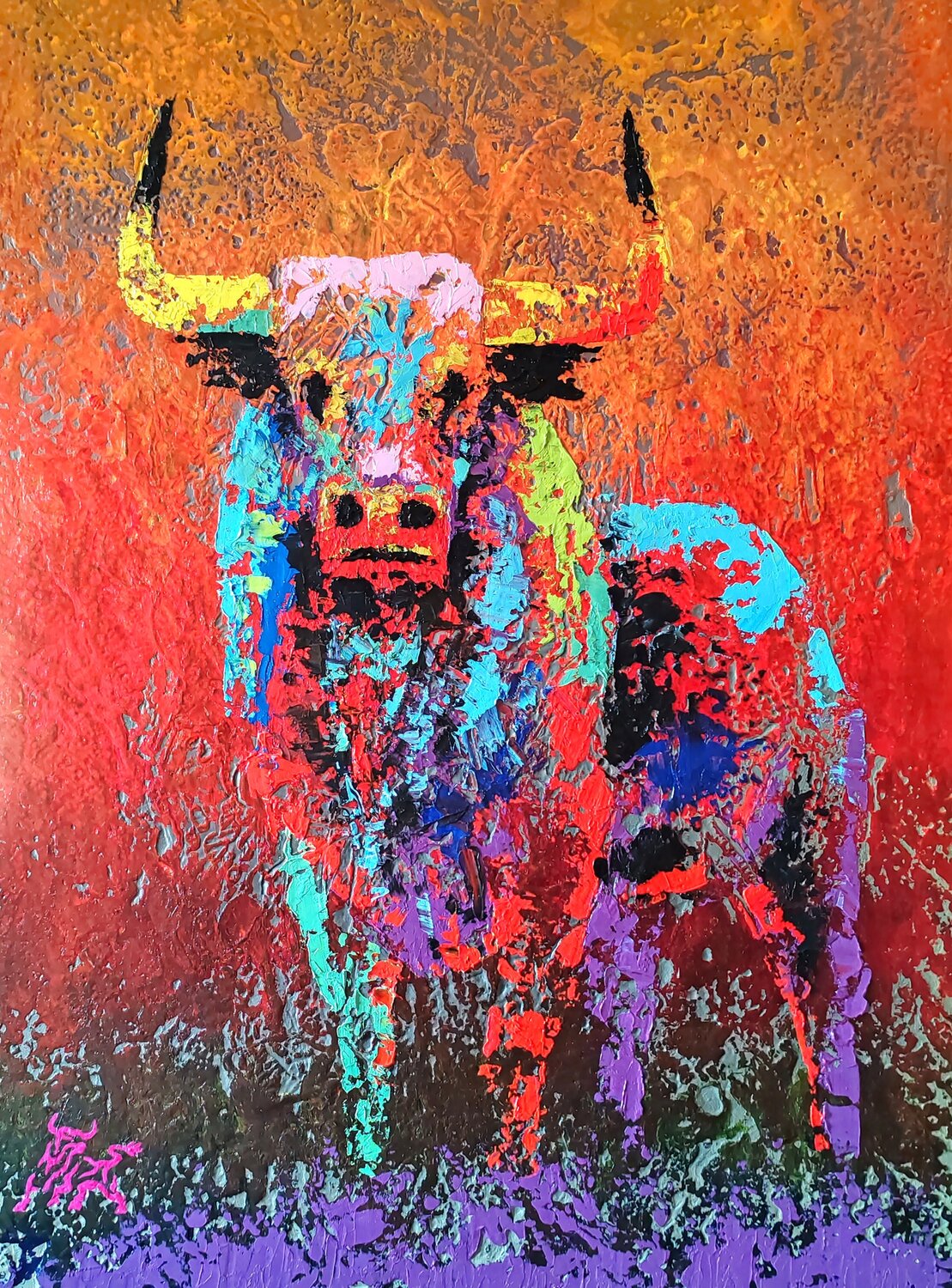 TC-04 Toro Tribal Original painting for sale