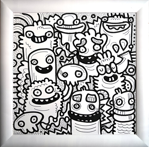 Mr. White by Fatin Rahmouni, Painting for Sale on Select