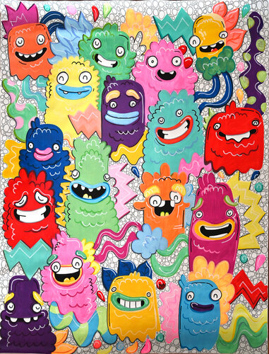 Softies by Fatin Rahmouni, Painting for Sale on Select