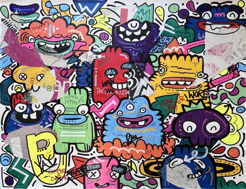 Scratch'n by Fatin Rahmouni, Painting for Sale on Select