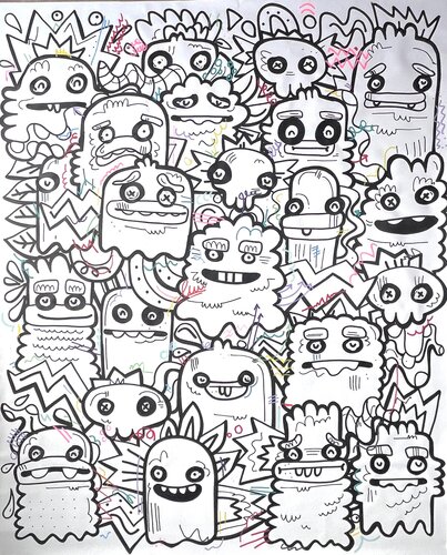 Flammtastic by Fatin Rahmouni, Painting for Sale on Select