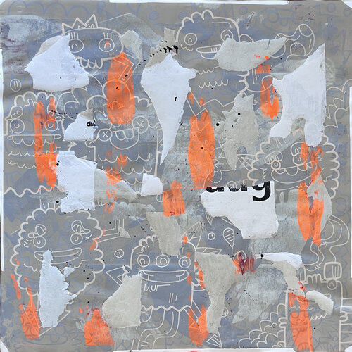 Cracking Smile by Fatin Rahmouni, Painting for Sale on Select