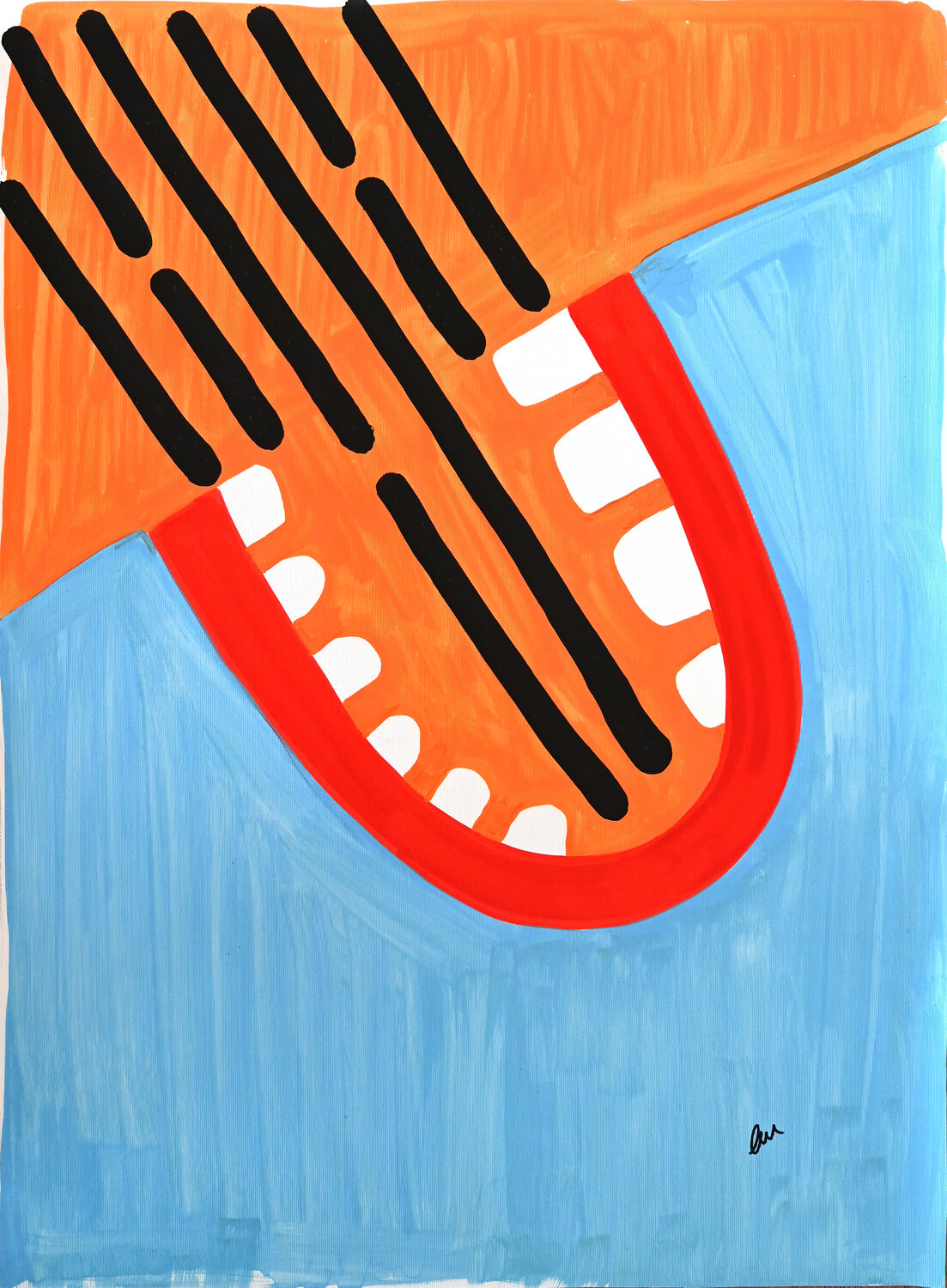 Longing Fatin Rahmouni Original painting for sale