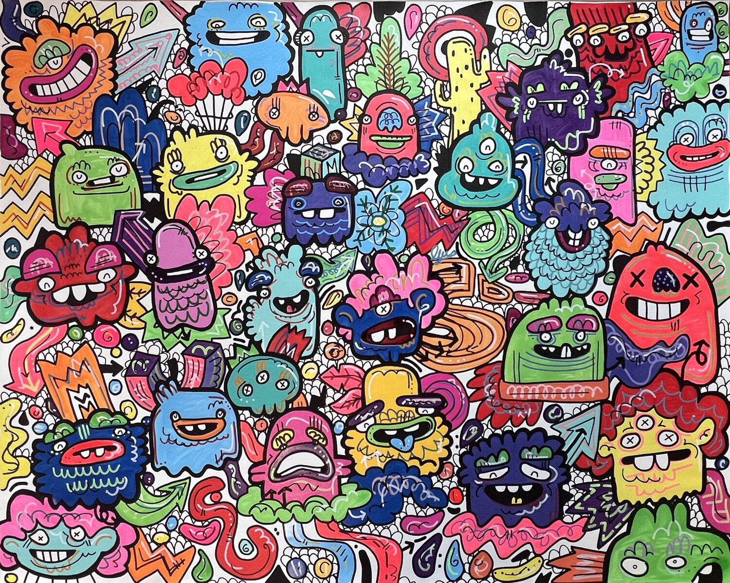 Mermaid Miracle Fatin Rahmouni Original painting for sale