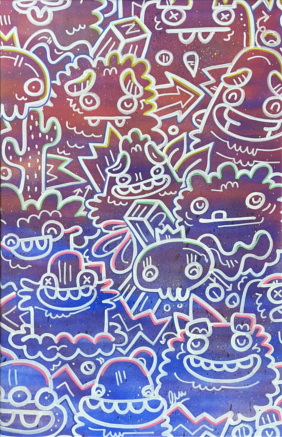 Instant Deep Shade Fatin Rahmouni Original painting for sale