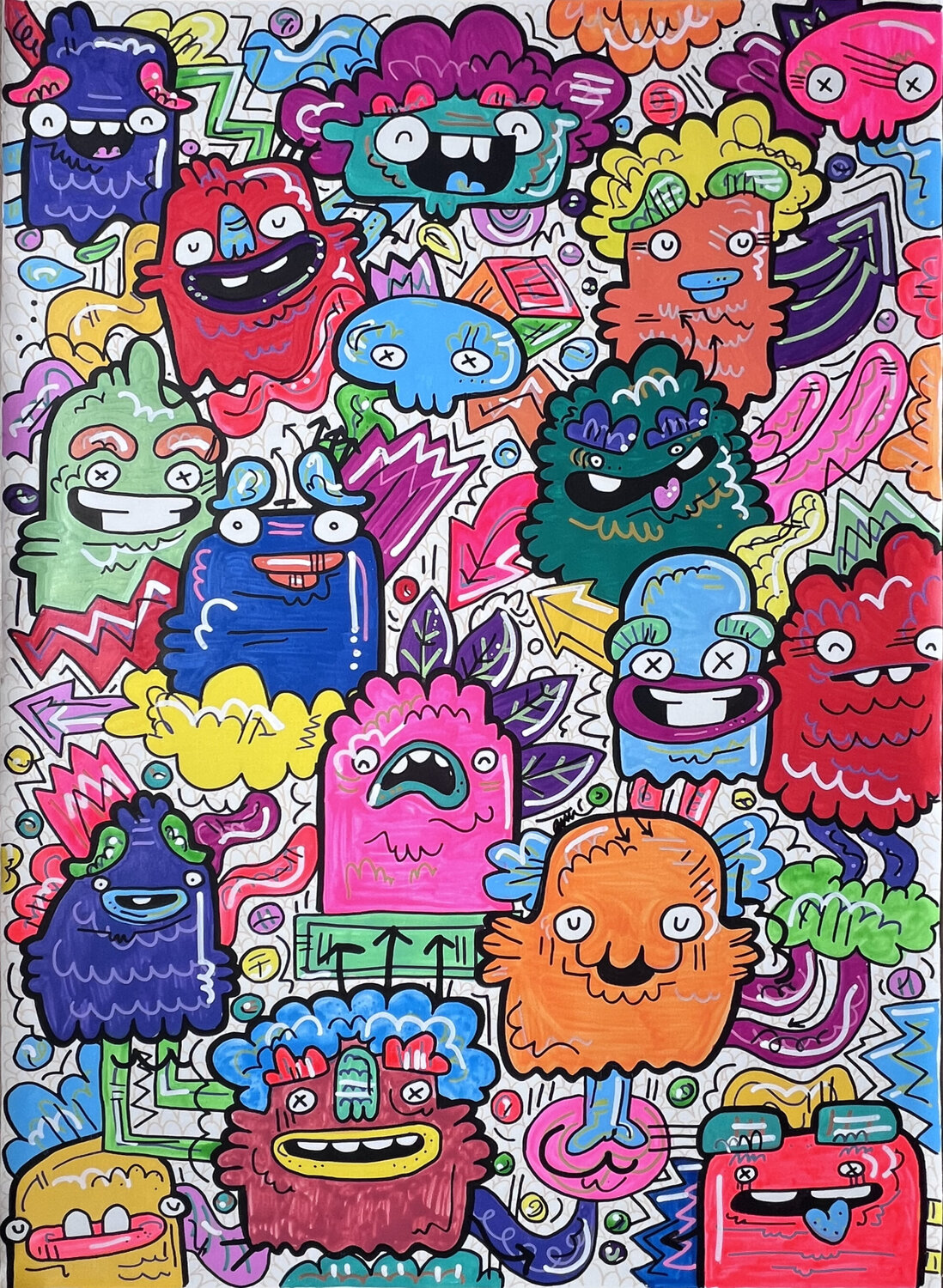 Trudies Pie Fatin Rahmouni Original painting for sale