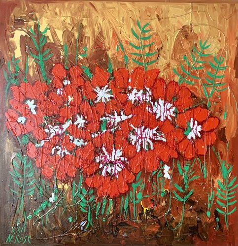 All You Need is Red by Natalia Rose, Painting for Sale on Select