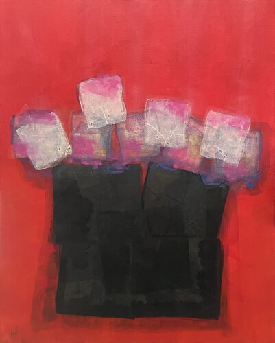 巌の花（一）/  rock flower 1 by Hisato Fukumoto, Painting for Sale on Select
