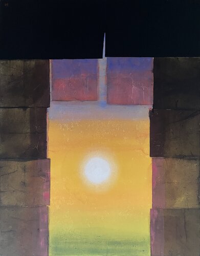日想（十四）/　imagine sunset 14 by Hisato Fukumoto, Painting for Sale on Select