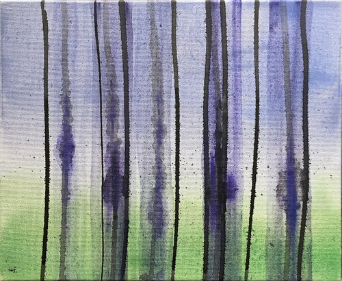 慈雨（六）　/　gentle rain 6 by Hisato Fukumoto, Painting for Sale on Select